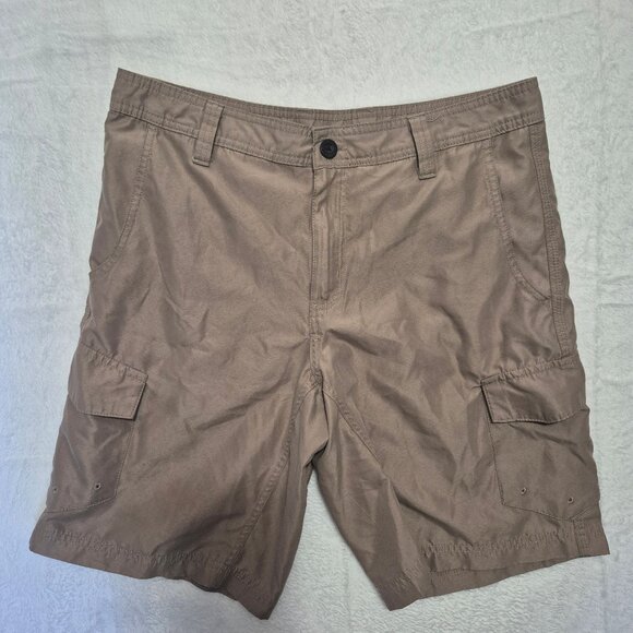 Magellan Outdoors Beige Cargo Shorts Men’s Size 30 Water Repellent Hiking Fishin - Picture 1 of 13